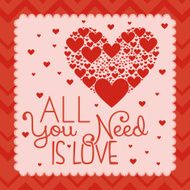 Cute Love Or Saint Valentine Card Template Editable N7