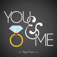 Cute Love Or Saint Valentine Card Template Editable N14
