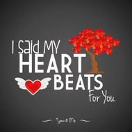 Cute Love Or Saint Valentine Card Template Editable N18