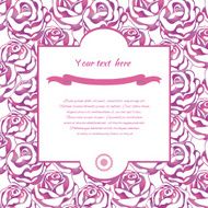 Elegant pink roses N13