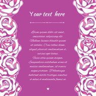 Elegant pink roses N14