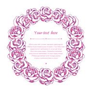 Elegant pink roses N15