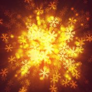 Winter delightful snowfall background N124