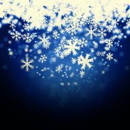 Winter delightful snowfall background N125
