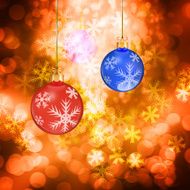 winter holiday christmas balls background N2