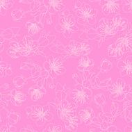seamless pattern with flowers of sakura