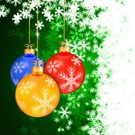 winter holiday christmas balls background N5