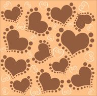 Love pattern background