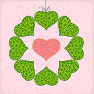 Valentines heart card N2