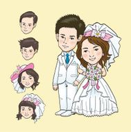 Wedding Cartoon N10