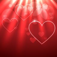 beautiful background of heart