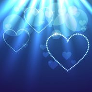 beautiful background of heart N2