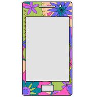 colorful mobile phone