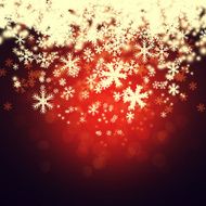 Winter delightful snowfall background N126