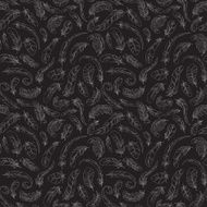 feather seamless black and white pattern