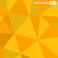 Orange Triangle Geometric Abstract Background Vector