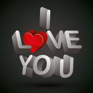 I love you phrase