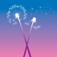 color vector dandelions N3