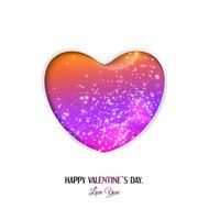 Happy Valentine&#039;s Day lettering Greeting Card