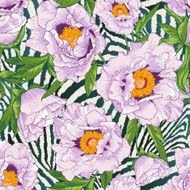 Beautiful tropical seamless flower pattern N2