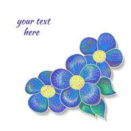 Flowers with leaves