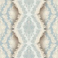 Invitation card with floral pattern