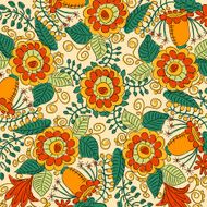 Ornamental lace pattern on light background N2