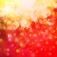 heart shaped bokeh background N5
