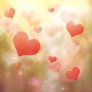 heart shaped bokeh background N8