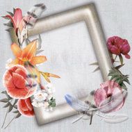 Floral postcard N3