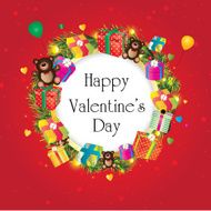 Valentine&#039;s day design background