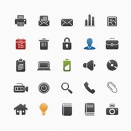 Generic vector symbol icon set N2