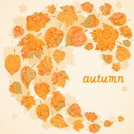 Bright autumn concept background N5