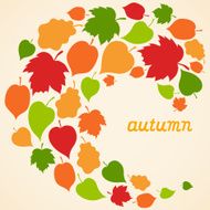 Bright autumn concept background N6
