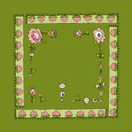 Retro floral background N8