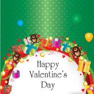 Valentine`s day background N6