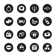 Valentines Icons - Black Circle Series N2