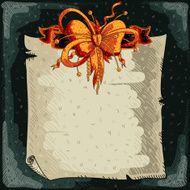 Background with bow N2