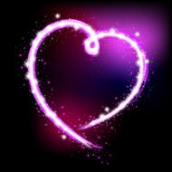 Heart sparkle