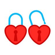 Locked Heart Icon