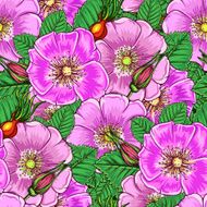 Seamless Floral Pattern N1408