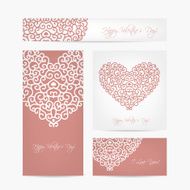 Set of valentine cards for your design N2