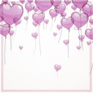 Vector Heart Balloons