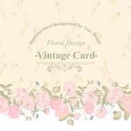 Seamless Border of blossom roses N4