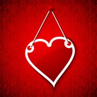 Valentines day Modern abstract with red hearts N2