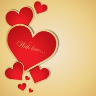 Valentine&#039;s day vector background N2