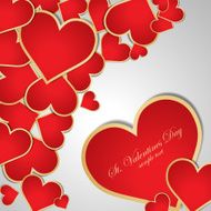 Valentine&#039;s day vector background N3