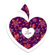 Valentine&#039;s day card with heart N8