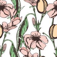 floral seamless pattern N600