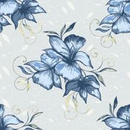 floral seamless pattern N601